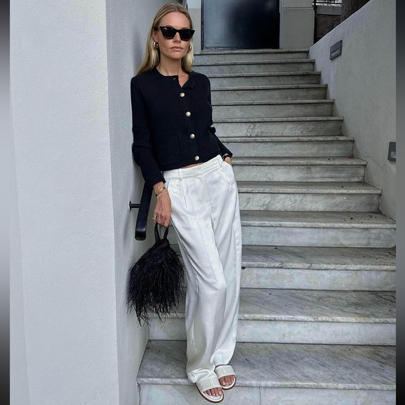 J.Crew Petite straight-leg essential pant in luster crepe - Picture 1 of 10